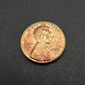 1951 P Lincoln Wheat Penny Cent BU Brilliant Uncirculated - Picture 1 of 2