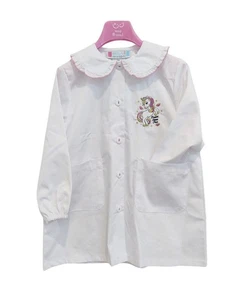 Grembiule asilo da bambina Andy&Gio' 90278 Bianco - Picture 1 of 1