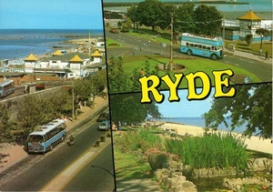 (x28) Ryde - Postal grande de la Isla de Wight - Imagen 1 de 2