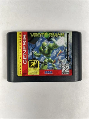 Vectorman Sega Genesis Mega Hit Series - Cartridge Only - Tested - Image 1 of 4