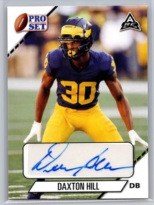 2021 Leaf Pro Set Daxton Hill Rookie Auto Autograph RC #PS-DH1 Bengals Michigan - Picture 1 of 2
