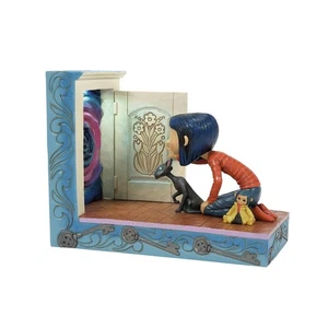 Jim Shore CORALINE PUERTA ARRODILLADA - A TRAVÉS DE LA CERRADURA 6016426 NUEVO - Imagen 1 de 4