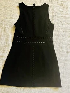 Black Suede H&M Minidress 10 - Picture 1 of 5