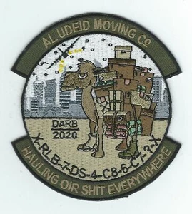 700th AIRLIFT SQUADRON/746th EAS "AL UDEID MOVING CO" patch - Picture 1 of 1
