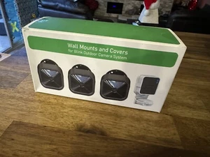 Wall Mounts And Covers For Blink Outdoor Camera System 3 Pack Black NEW - Picture 1 of 8