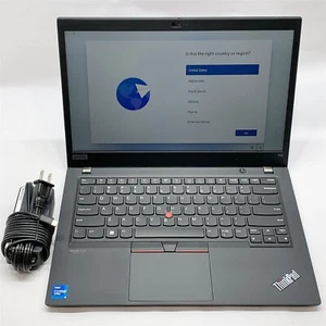 Lenovo ThinkPad T14 Laptop i5 1145G7 2.60GHZ 14" FHD 16GB 1TB NVMe Windows 11 - Picture 1 of 8