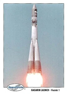 Space Shots Trading Card Gagarin Launch Vostok 1 0239 - Bild 1 von 2