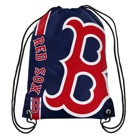 Boston Red Sox MLB Side Stripe Big Logo Drawstring Back Pack FREE SHIP!! Cover