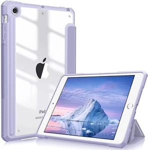 Hybrid Slim Case for iPad Mini 3 /2 / 1 Shockproof Clear Transparent Back Cover - Picture 1 of 13