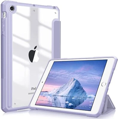 Hybrid Slim Case for iPad Mini 3 /2 / 1 Shockproof Clear Transparent Back Cover - Image 1 of 4