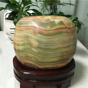 8270g  Natural polishing Afghanistan jade Specimen  Decoration+stand  n708 - Picture 1 of 9