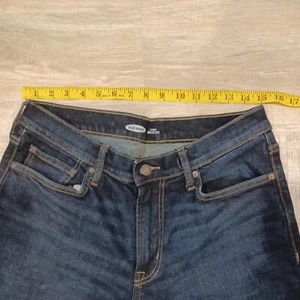Old Navy Men’s Jeans Size 30 X 30 LOOSE Relaxed Built-In Flex Dark Blue Denim - Picture 1 of 7