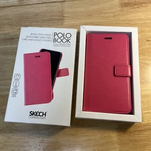 NEW Skech Polo Book Wallet Cover Case For iPhone 7 Plus 6 & 6 Plus 2016 - Picture 1 of 13