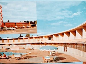 VINTAGE POST CARD AL-RAY MOTEL ALBANY OREGON - Picture 1 of 12