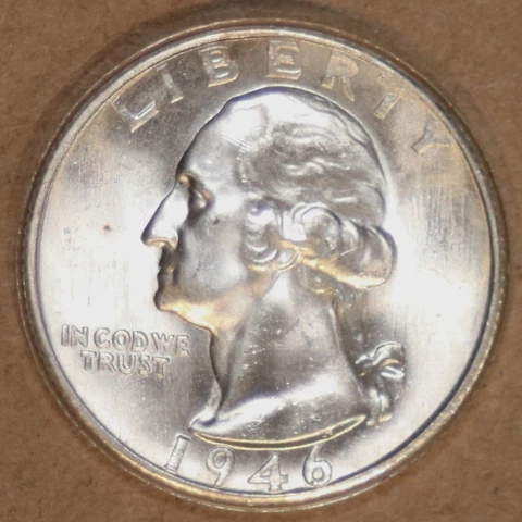 1946-S Washington Quarter - Gem BU - #3403SC - FREE SHIPPING Cover
