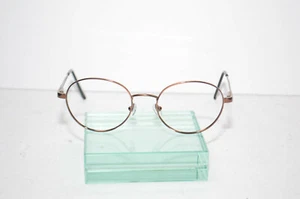 Salvatore Ferragamo 1521 Eyeglass/Sunglass Frames 51[]19-135MM Italy Metallic Br - Picture 1 of 3