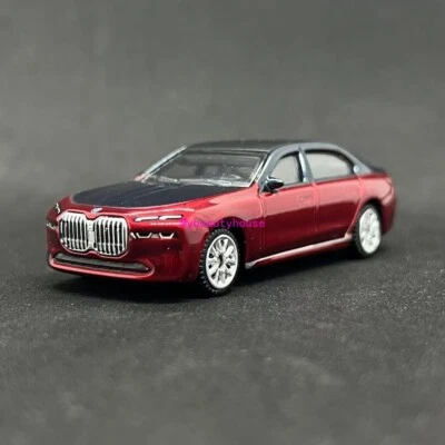 CCA 1:64 Red i7 EV luxury Sedan Sports Model Toy Diecast Metal Car Foto 1 de 4