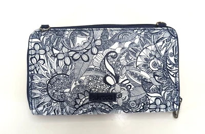 SAKROOTS Olympic Wristlet Clutch Navy Blue Spirit Desert Phone Holder Used - Image 1 of 4