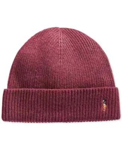 MEN'S SIGNATURE BEANIE CUFF HAT' AGED WINE" STYLE # PC0483-600 - Picture 1 of 1