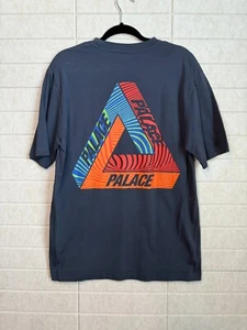 Palace Skateboards Tri-Tex Tee T-Shirt Large Navy Triferg - Picture 1 of 3