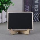 fr Portable Black Boards Mini Wooden Chalkboard Multi-function Practical Home De