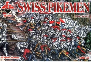 RedBox SOLDATINI 1/72 - 16th Century - 72061 Swiss Mercenaries Pikemen - Imagen 1 de 2
