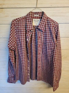 Abercrombie & Fitch Herren Muscle Fit 100% Baumwolle Langarm Hemd gestreift Gr. M - Bild 1 von 3