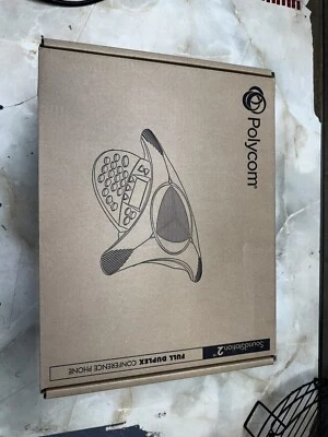 Lot of 2× Polycom SoundStation2 Conference Phones + Extension Microphones - New - Image 1 of 4