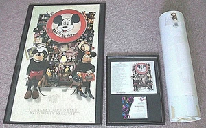 DISNEY TIMELESS MEMORIES DAVE SMITH MOUSEKETEERS LITHOGRAPH LIMITED ED. /250 COA - Picture 1 of 12
