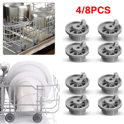 4x Basket Rollers Under Basket Wheel for Bosch Siemens Neff Dishwasher Dishwasher - Image 1 of 4