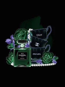 Prada Dior Chanel, Fotodruck 20x30 cm glänzend, Luxus Glamour Kunst Design - Bild 1 von 1