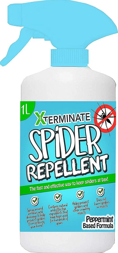 Xterminate Spider Repellent Spray Deterrent Peppermint Oil Indoor Outdoor