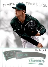 2014 Classics Timeless Tributes Silver #128 Sonny Gray /149