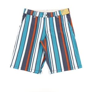 Thereabouts Boys Adjustable Waist Comfort Stripe Flex Chino Short Navy Size 18 - Picture 1 of 11