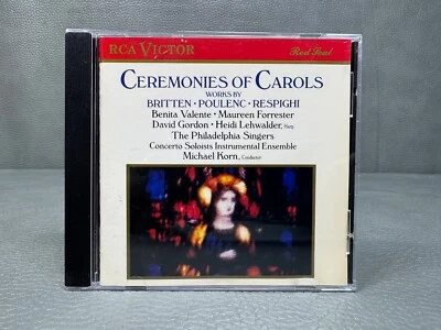Ceremonies Of Carols CD with The Philadelphia Singers Michael Korn Conducting Foto 1 de 2