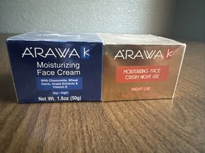 Arawak Feuchtigkeitsspendende Gesichtscreme Tag und Nacht DUO 1,8 Oz 2er Set - Bild 1 von 6