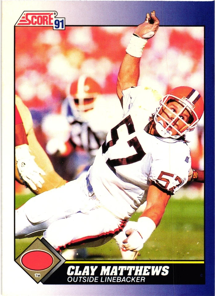 1991 Score #19 Clay Matthews - Image 1 of 1