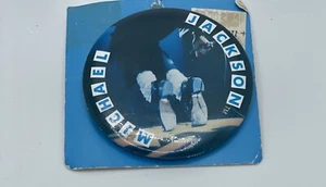 Michael Jackson 1984 Pin-Back botón redondo en tarjeta thriller vintage coleccionable - Imagen 1 de 6