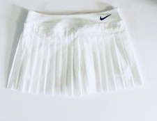 NIKE VICTORY TENNIS SKIRT WOMENS SIZE LARGE WHITE EUC