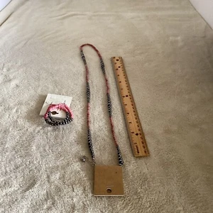 Modeschmuck Halskette und passende Ohrringe Perlen Neu - Bild 1 von 7