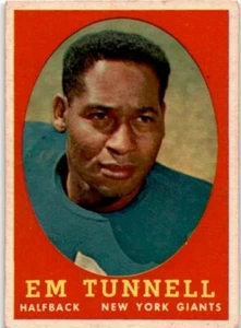 1958 Topps #42 Em Tunnell New York Giants - Picture 1 of 2