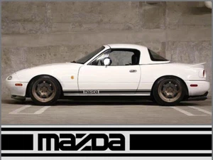 Mazda MX5 Side Stripes Graphics Decals  Eunos Custom - Picture 1 of 4