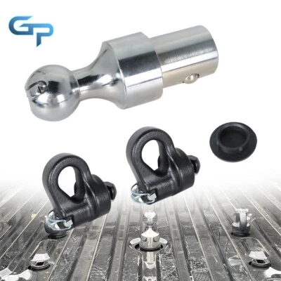 Bola de enganche de remolque cromado cuello de ganso 60692 para Chevrolet Silverado 2500/3500 HD Foto 1 de 4