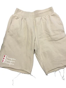 champion Beige reverse weave shorts Size Medium - Picture 1 of 7