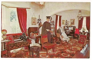 DOUBLE PARLORS The Inn Memorial Museum Huron City MICHIGAN MI POSTCARD - Picture 1 of 2