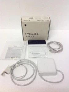 NUEVO Auténtico Adaptador Blanco APPLE A1006 DVI a ADC M8661LL-B, 1.5A con Cable de Alimentación - Imagen 1 de 12