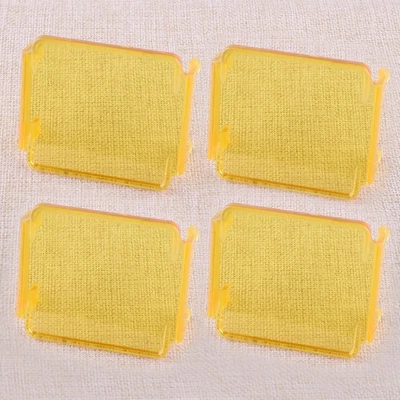 4pcs Protective Lens Cover For 3x3" Cube Pods Work Light Driving Light Fog Lamp - Image 1 of 4