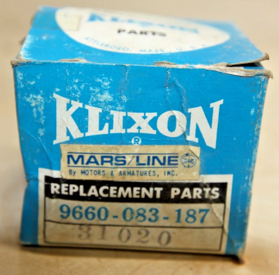 Klixon 9660-083-187 Motor Starting Relay Repair Replacement Kit - Image 1 of 1
