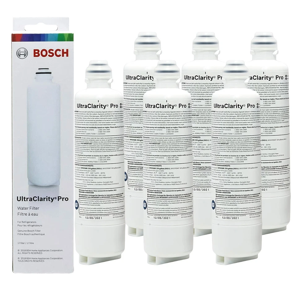 NEW 6pk Bosch Ultra Clarity Pro B36CT80SNS B36CL80ENS WFC100MF WFS200MF RA450022 - Image 1 of 3