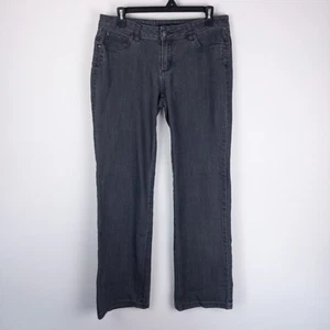 Pantalones de mezclilla PrAna para mujer talla 8 (32x30) negros pierna recta algodón orgánico - Imagen 1 de 9